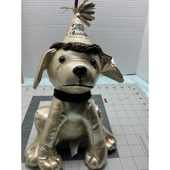 Other - Raising Canes‎ Plush Dog Gold Limited Edition 28th Golden Birthday With Tag